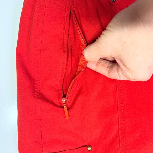 Jamie Sadock Size 12 Red High-Waisted Golf Shorts - Picture 3 of 11